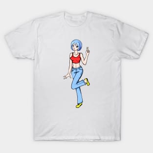 crypto - NFT - manga girl – Kryptine - [Kryptine 12] [1143000] T-Shirt